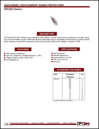 PMT(301)2.0 datasheet: 2.0 KV High-speed, high-current surge protector PMT(301)2.0