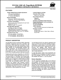 SST29EE512-70-4C-WN datasheet: 512 Kbit (64K x 8) page-mode EEPROM SST29EE512-70-4C-WN