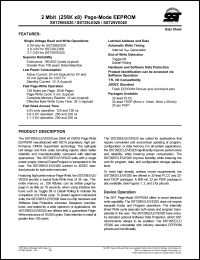 SST29VE020-120-4C-NN datasheet: 2 Mbit (256K x 8) page-mode EEPROM SST29VE020-120-4C-NN