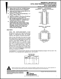 SN74ABT377ADBLE datasheet:  OCTAL EDGE-TRIGGERED D-TYPE FLIP-FLOPS WITH CLOCK ENABLE SN74ABT377ADBLE