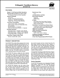 SST38VF166-70-4C-EK datasheet: 16 Mbit flashBank memory SST38VF166-70-4C-EK