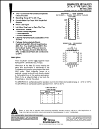 SN74AHC273DWR datasheet:  OCTAL D-TYPE FLIP-FLOPS WITH CLEAR SN74AHC273DWR
