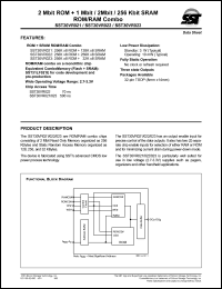 SST30VR023-70-E-UN-R datasheet: 2 Mbit ROM SRAM SST30VR023-70-E-UN-R