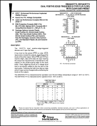 SN74AHCT74D datasheet:  DUAL POSITIVE-EDGE-TRIGGERED D-TYPE FLIP-FLOPS WITH CLEAR AND PRESET SN74AHCT74D