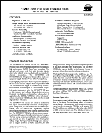 SST39LF100-70-4C-WK datasheet: 1 Mbit (64K x 16) multi-purpose flash SST39LF100-70-4C-WK