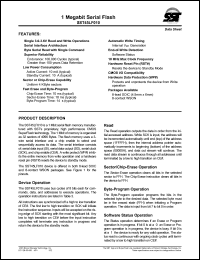 SST45LF010-10-4C-QA datasheet: 1 megabit serial flash SST45LF010-10-4C-QA