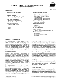 SST39SF010-70-4I-NH datasheet: 512 Kbit/1 Mbit (x8) multi-purpose flash SST39SF010-70-4I-NH