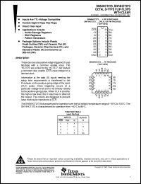 SN74HCT273DW datasheet:  OCTAL D-TYPE FLIP-FLOPS WITH CLEAR SN74HCT273DW