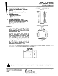 SN74HCT377N datasheet:  OCTAL D-TYPE FLIP-FLOPS WITH CLOCK ENABLE SN74HCT377N