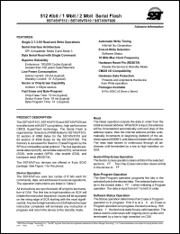 SST45VF512-10-4C-SA datasheet:  serial flash SST45VF512-10-4C-SA