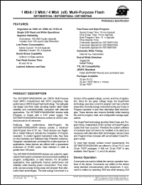 SST39SF010A-45-4C-NH datasheet: Multi-purpose flash SST39SF010A-45-4C-NH