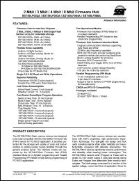 SST49LF008A-33-4C-WH datasheet: 8 Mbit firmware hub SST49LF008A-33-4C-WH