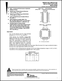 SN74LV174AD datasheet:  HEX D-TYPE FLIP-FLOPS WITH CLEAR SN74LV174AD