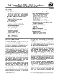 SST32HF802-70-4C-EK datasheet: Multi-purpose (MPF) + SRAM combo-memory SST32HF802-70-4C-EK