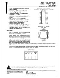 SN74LV273APWR datasheet:  OCTAL D-TYPE FLIP-FLOPS WITH CLEAR SN74LV273APWR