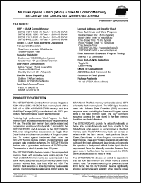 SST32HF201-90-4C-L3K datasheet: Milti-purpose flash (MPF) + SRAM combomemory SST32HF201-90-4C-L3K