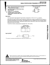 SN74LVC1G80DBVR datasheet:  SINGLE POSITIVE-EDGE-TRIGGERED D-TYPE FLIP-FLOP SN74LVC1G80DBVR