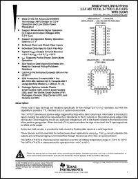 SN74LVTH273PWLE datasheet:  3.3-V ABT OCTAL D-TYPE FLIP-FLOPS WITH CLEAR SN74LVTH273PWLE