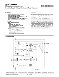 S93462SA datasheet: Precision supply-voltage monitor and reset controller S93462SA