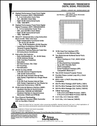 TMS320C6201GJL200 datasheet:  FIXED-POINT DIGITAL SIGNAL PROCESSOR TMS320C6201GJL200