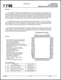 VG4632321AQ-7 datasheet: CMOS synchronous dynamic RAM VG4632321AQ-7