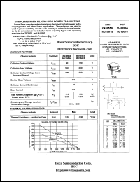 MJ15016 datasheet: 120V Complementary silicon power transistor MJ15016