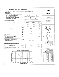 2N3740 datasheet: 60V PNP silicon power transistor 2N3740