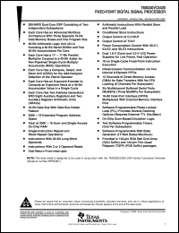 TMX320VC5420GGU200 datasheet:  DIGITAL SIGNAL PROCESSOR TMX320VC5420GGU200