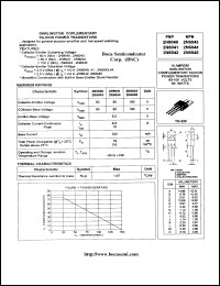 2N6044 datasheet: 80 V, darlington complementary NPN selicon power transistor 2N6044