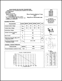 2N6339 datasheet: 120 V, NPN silicon power transistor 2N6339