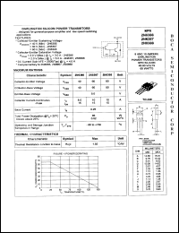 2N6388 datasheet: 80 V, darlington NPN silicon power transistor 2N6388