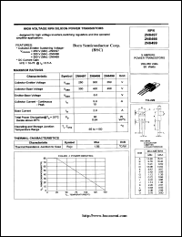 2N6498 datasheet: 300 V, NPN silicon power transistor 2N6498