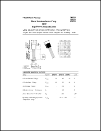 2N6716 datasheet: 60 V, NPN silicon planar epitaxial transistor 2N6716