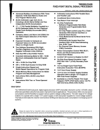 TMS320UC5409GGU-80 datasheet:  DIGITAL SIGNAL PROCESSOR TMS320UC5409GGU-80