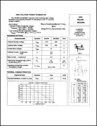 BU326 datasheet: 375 V, NPN silicon power transistor BU326