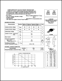 D44C3 datasheet: 30 V, complementary NPN silicon power transistor D44C3