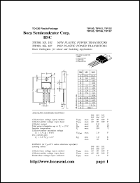 TIP107 datasheet: 100 V, PNP plastic power transistor TIP107