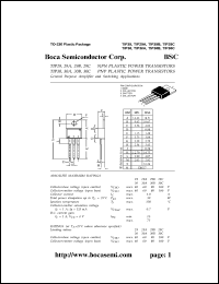 TIP29 datasheet: 40 V, NPN plastic power transistor TIP29