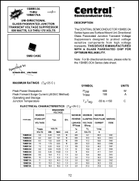 1SMB8.0A datasheet: 8.0 V, 600Watt, Uni-directional glass passivated junction transient voltage suppressor 1SMB8.0A
