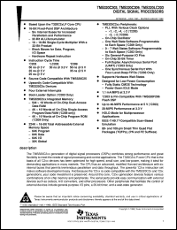 TMS320LC203PZ datasheet:  DIGITAL SIGNAL PROCESSOR TMS320LC203PZ