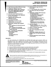 TMS320C206PZA80 datasheet:  DIGITAL SIGNAL PROCESSOR TMS320C206PZA80