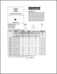 CCLM0035 datasheet: 0.035 mA, Current limiting diode CCLM0035