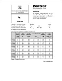 CLL4618 datasheet: 2.7 V, Low noise zener diode CLL4618