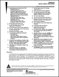 TMS320C32PCM60 datasheet:  DIGITAL SIGNAL PROCESSOR TMS320C32PCM60