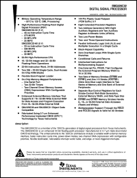 5962-9679001NXB datasheet:  DIGITAL SIGNAL PROCESSOR 5962-9679001NXB