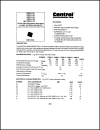 CMR1U-10 datasheet: 1000 V, ultra fast recovery rectifier CMR1U-10