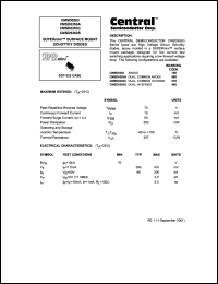 CMSD6263S datasheet: 70 V, super-mini surface mount schottky diode CMSD6263S