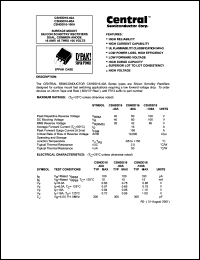 CSHDD16-40A datasheet: 40 V, surface mount silicon  schottky rectifier dual, common anode CSHDD16-40A