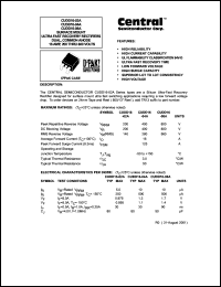 CUDD16-04A datasheet: 400 V, ultra fast recovery rectifier dual, common anode CUDD16-04A