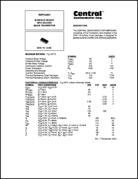 MMPQ3904 datasheet: Surface mount  NPN silicon quad transistor MMPQ3904